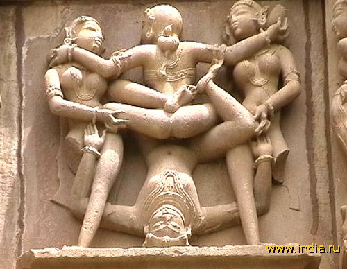 Групповой секс Цифры в Камасутре Храмы в Индии