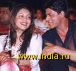 Shahrukh and his wife,Gauri 
