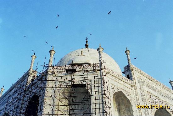 Тадж Махал (Taj Mahal), над куполом 