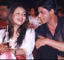 Shahrukh and his wife,Gauri