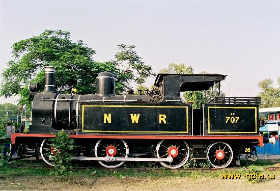 Музей паровозов и железных дорог в Дели, Индия 