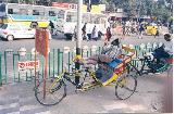 Рикша в Дели